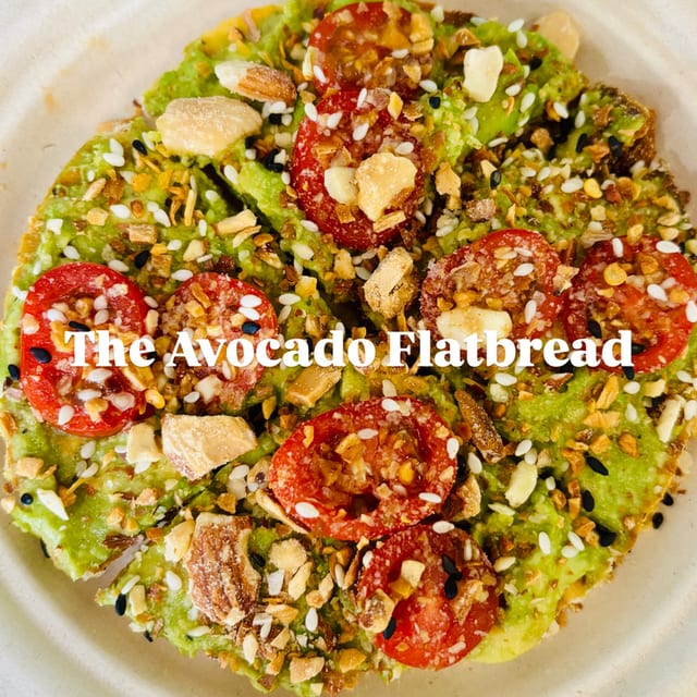 The Villages Avo Flatbread.